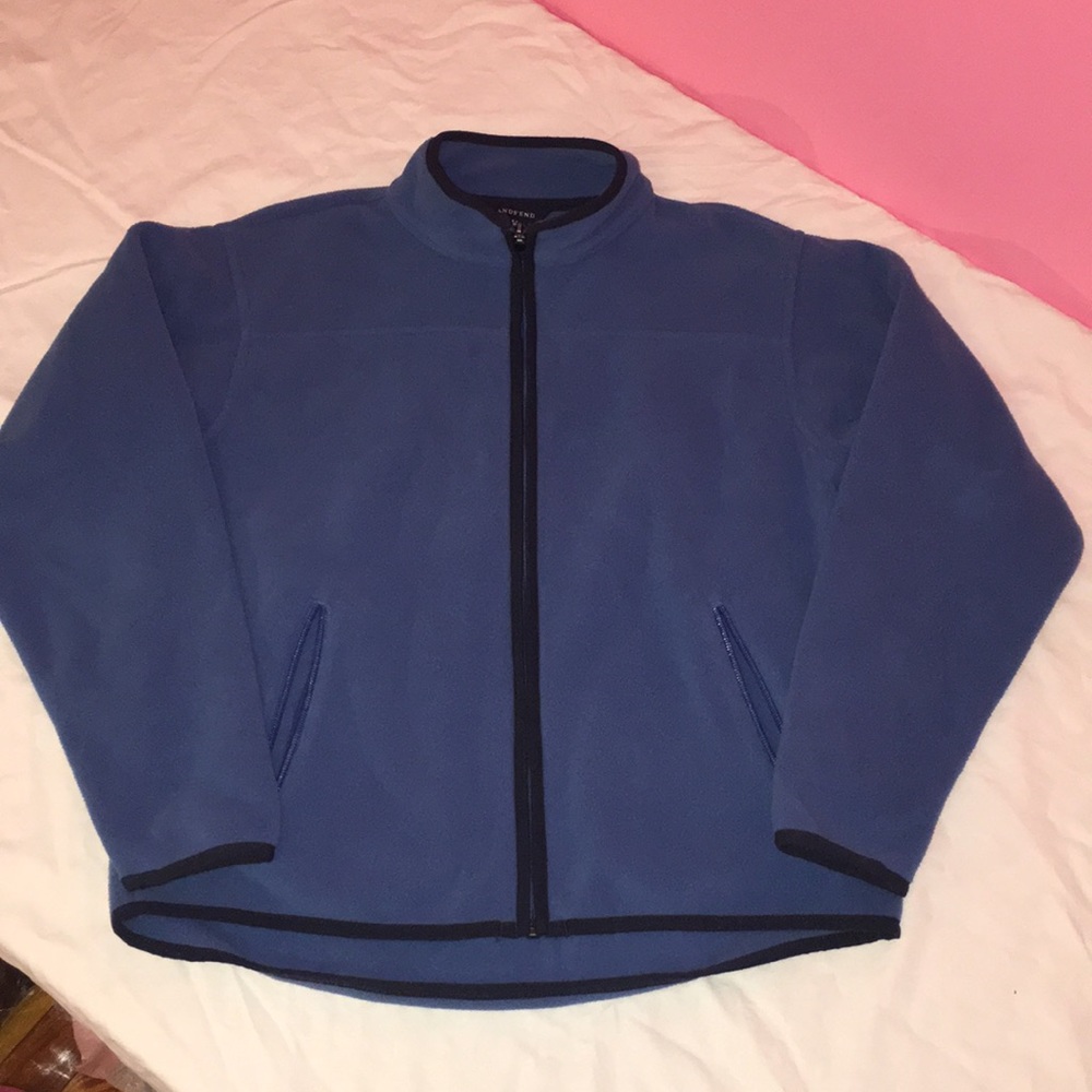 Lands’ End Blue Kids Fleece Size M(10-12)